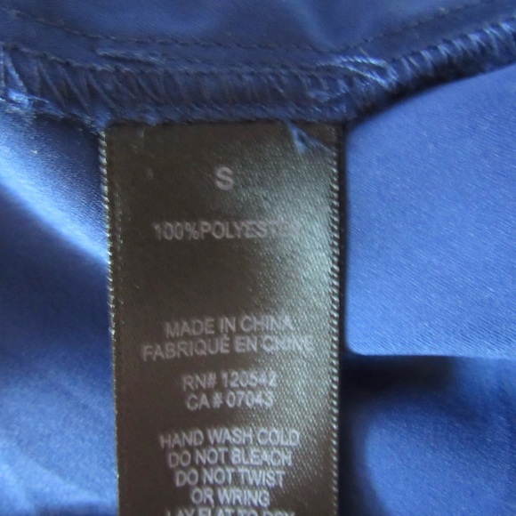 Felicity Coco Colby Woven Maxi Dress Small Navy Blue As Seen On Ali Fedotowsky - Picture 10 of 11